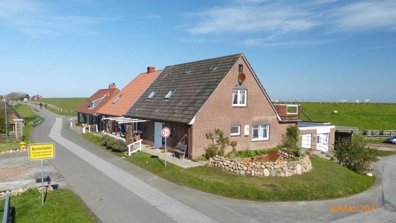Unser Haus Am Deich - Meerblick Appartement Nordstrand
